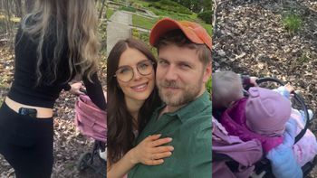 Tymczasem u Antka Królikowskiego rodzinna sielanka: spacer po lesie z Izabelą i córką (FOTO)