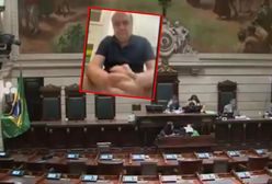 Totalna wpadka na sesji miasta Rio de Janeiro. Polityk siedział w toalecie