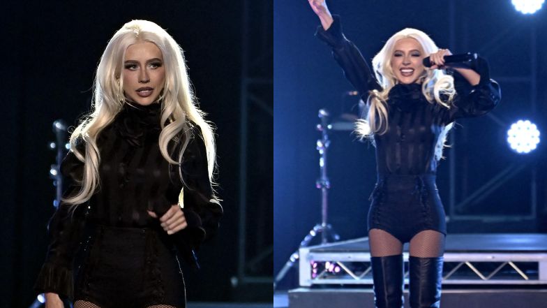 Christina Aguilera dała czadu, występując na wiecu Kamali Harris