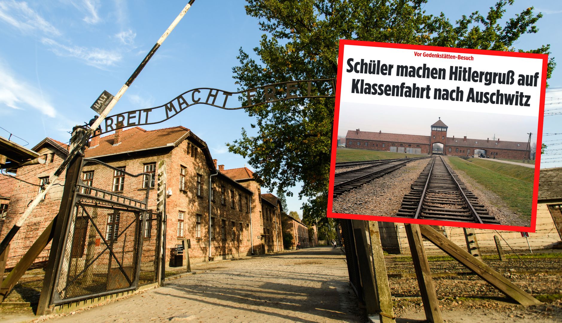 Młodzi Niemcy pojechali do Auschwitz. "Szokujący skandal"