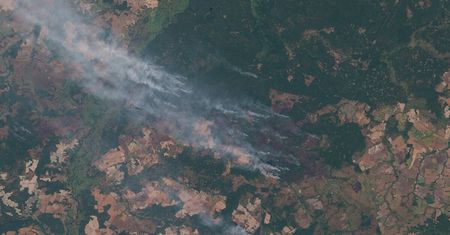 Zapach spalenizny i pogorszenie jakości powietrza. Duże ilości dymu z pożarów nad regionem