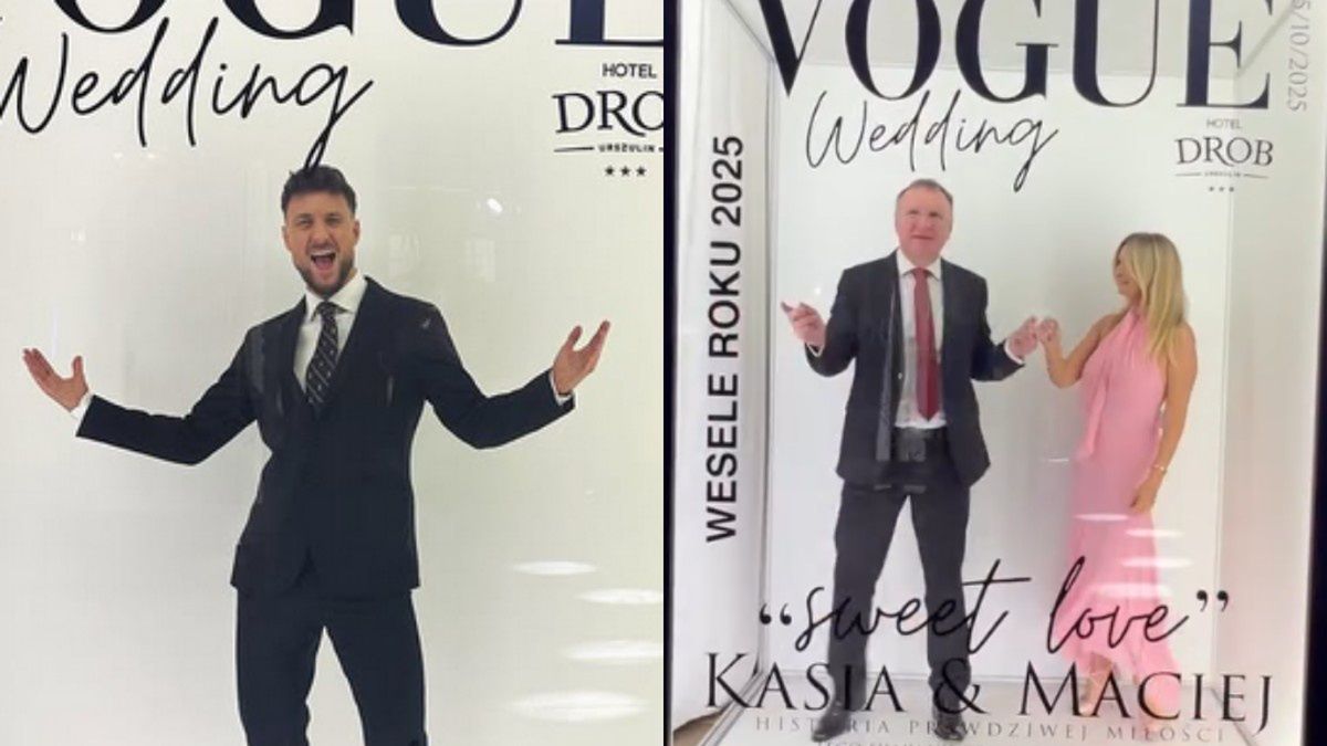 Fotobudka na ślubie Kasi Cichopek była prawdziwym hitem