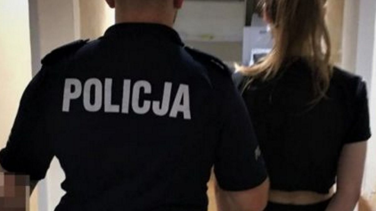nastolatka zatrzymana przez policję