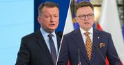 Co z immunitetem Błaszczaka? Hołownia zapowiada