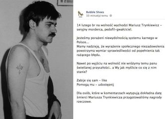 Firma obuwnicza o Trynkiewiczu: "ZABIJE SIĘ - LIKE, POMOGĄ MU - UDOSTĘPNIJ!"