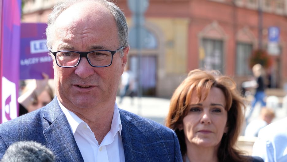 Włodzimierz Czarzasty oraz Gabriela Morawska-Stanecka