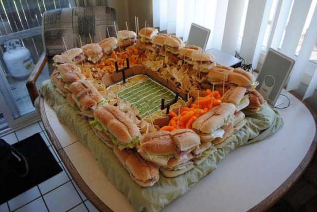 Jadalne makiety stadionów. Super Bowl w wersji dla wielbicieli cholesterolu 32