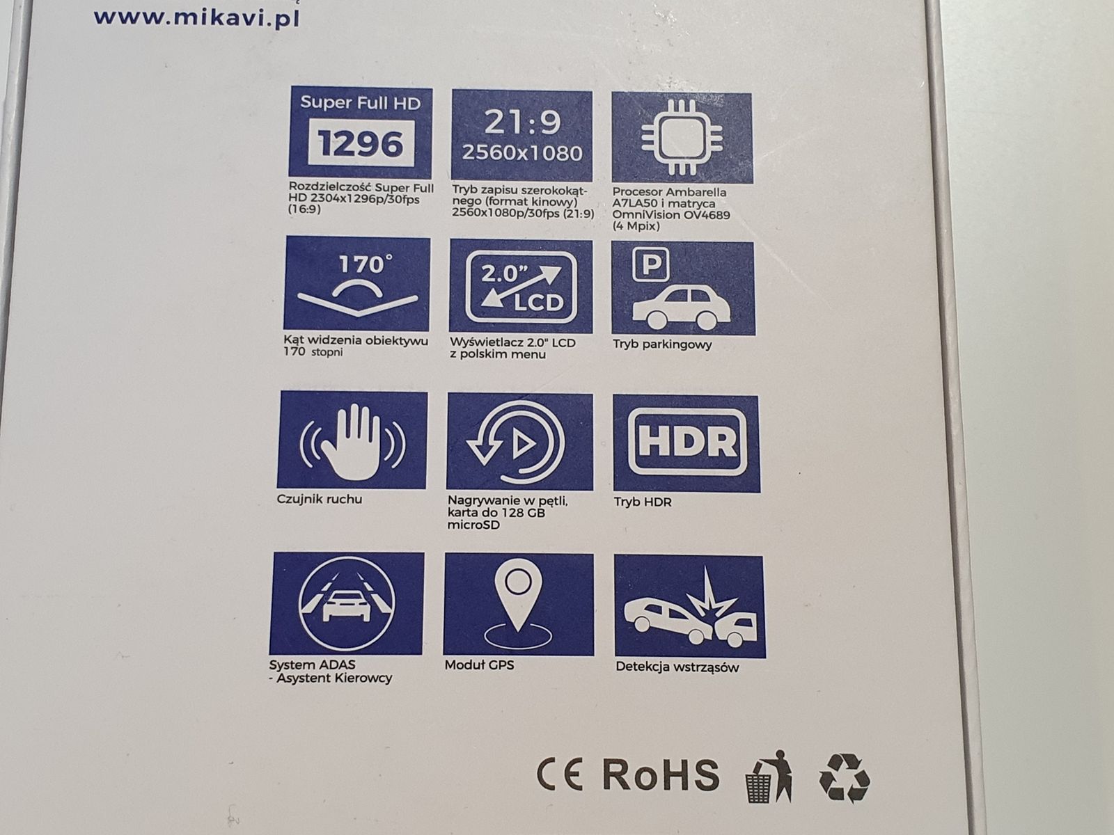 Na tle konkurentów Mikavi to urządzenie premium jeśli chodzi o wyposażenie i funkcje.