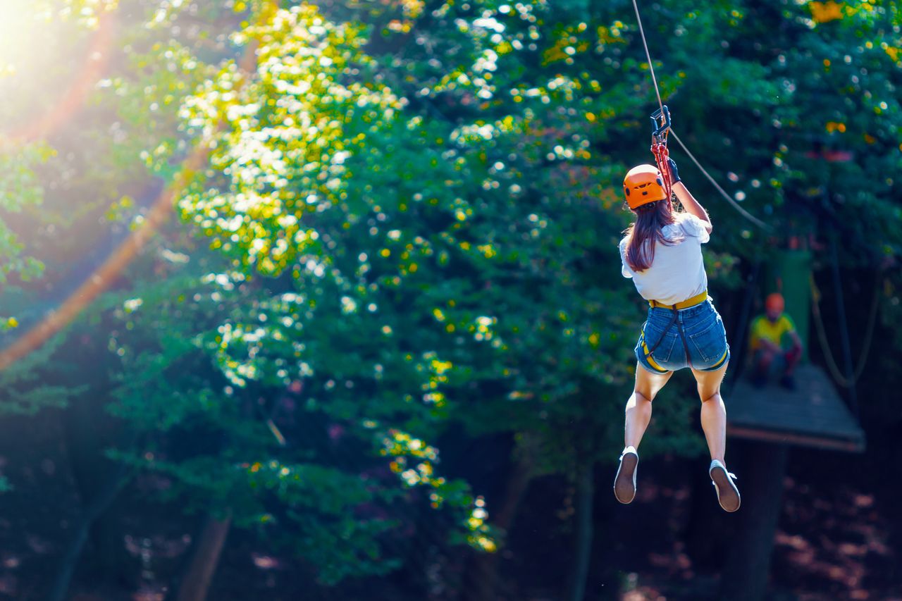 Park linowy to świetny pomysł na aktywność 