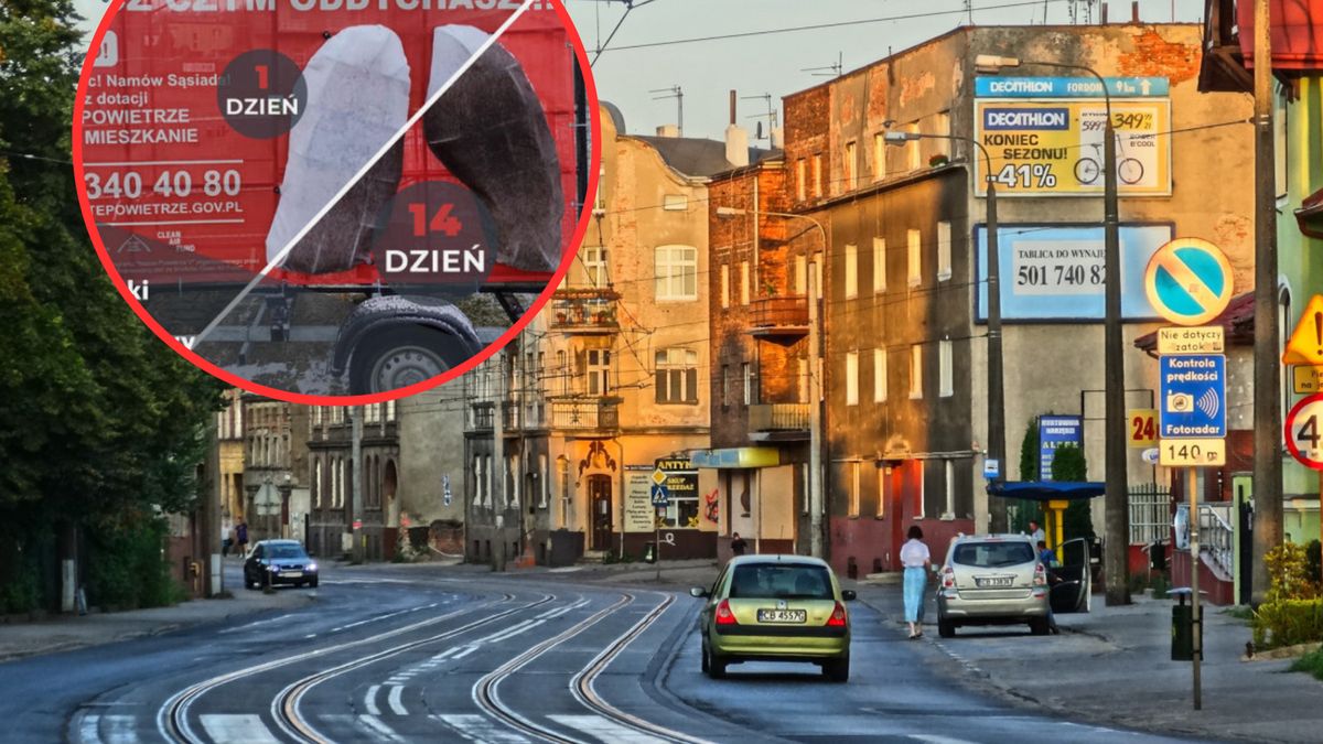 Aktywiści z Polskiego Alarmu Smogowego przez dwa tygodnie badali powietrze na tej ulicy