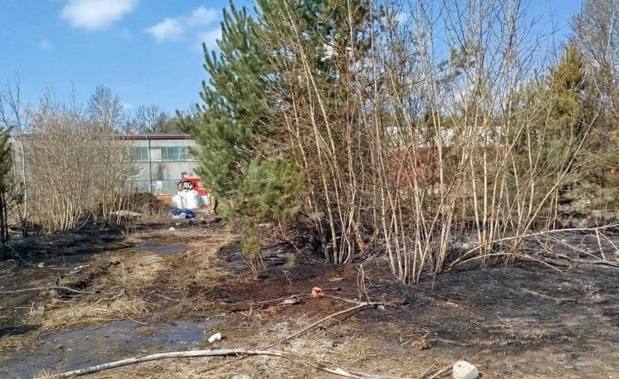 50-latek zginął w ogniu. Wypalał trawy