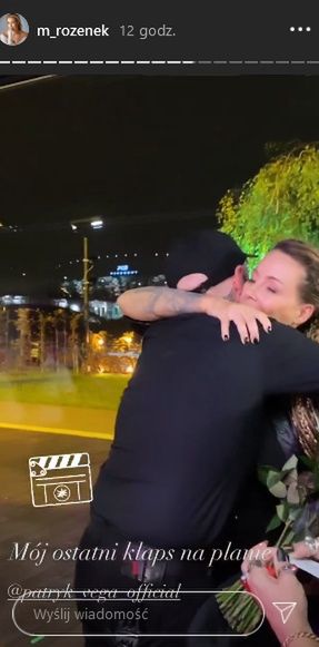 Małgorzata Rozenek na planie filmu Patryka Vegi