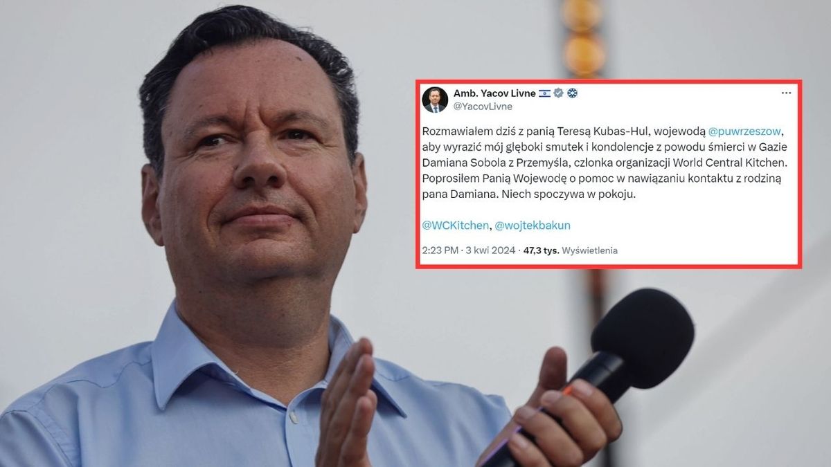 Ambasador Izraela zmienił stanowisko w sprawie śmierci Damiana Sobóla