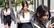 Kim Kardashian w kurtce za... ponad 40 tysięcy złotych! (ZDJĘCIA)