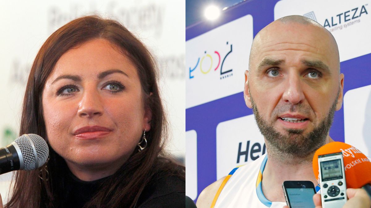 Justyna Kowalczyk-Tekieli i Marcin Gortat 