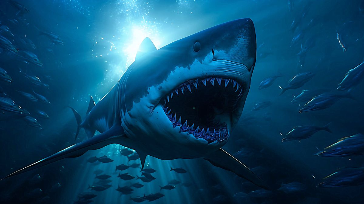 Megalodon - zdjęcie ilustracyjne.