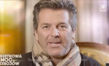 Gwiazdor Modern Talking na Sylwestrowej Mocy Przebojów Polsatu. Obok Zenek Maryniuk, Beata Kozidrak i Skolim