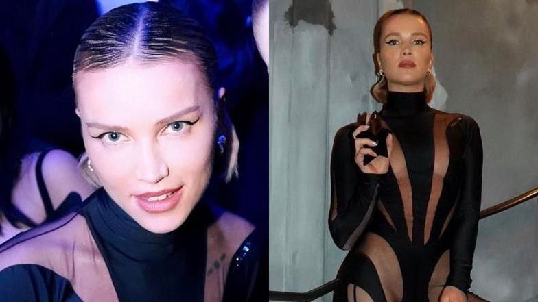 Maffashion w odważnym kombinezonie na evencie Muglera