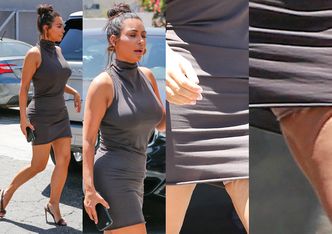 Wpadka Kim Kardashian: pokazała... wyszczuplające spodenki (FOTO)
