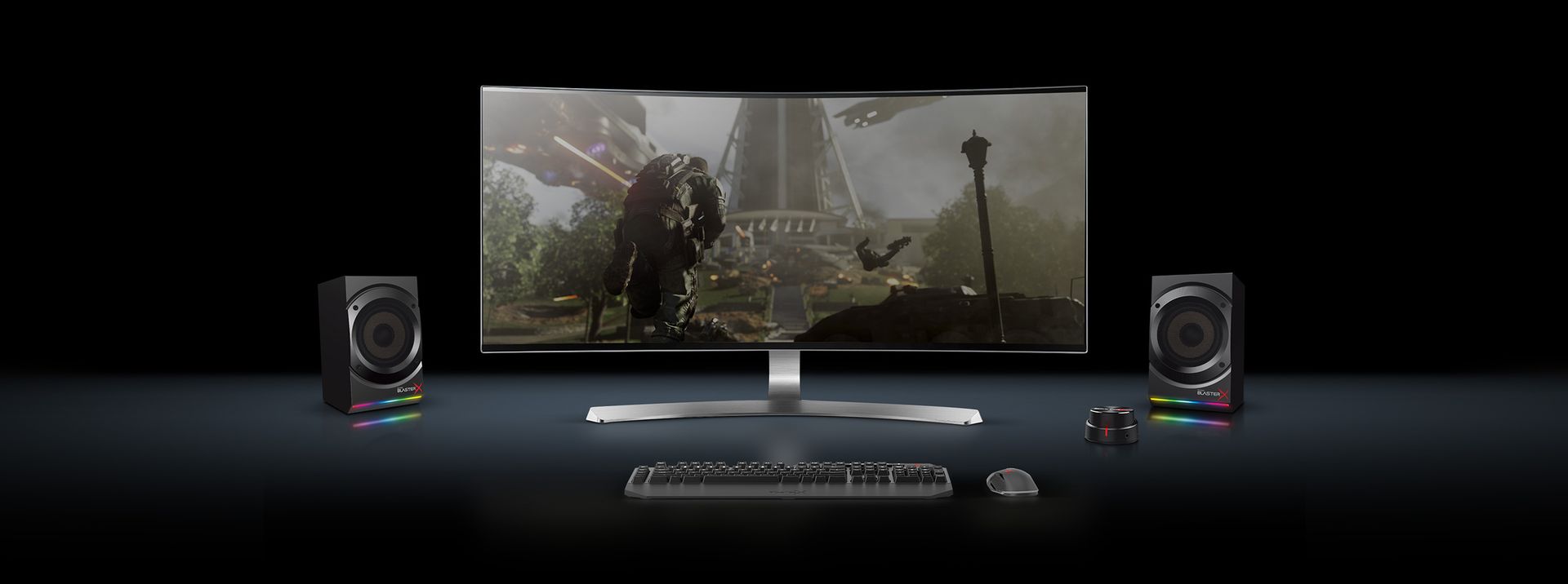 Creative Sound BlasterX Kratos S5: głośniki 2.1 z podświetleniem RGB 1