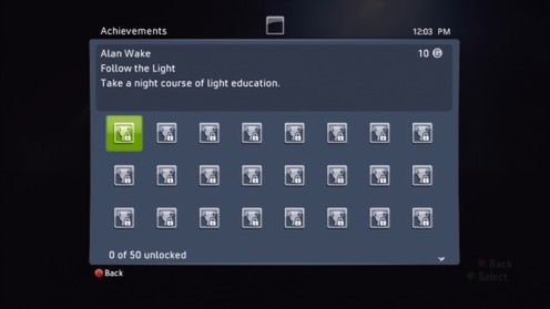 Alan Wake - ujawniono achievementy