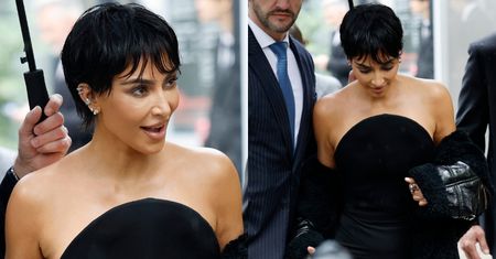 Kim Kardashian prezentuje NOWĄ FRYZURĘ na Fashion Weeku w Paryżu. Pasuje jej?