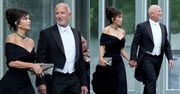 Wydekoltowana Lauren Sanchez i elegancki Jeff Bezos lansują się na balu u Donalda Trumpa (ZDJĘCIA)