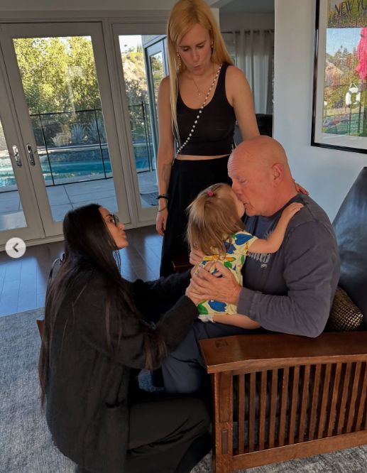 Bruce Willis z rodziną