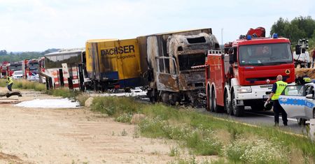 Wypadek na DK1. "Język ognia" i wybuch. Akt oskarżenia