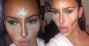 Kardshian nakłada makijaż (STRASZNE?)