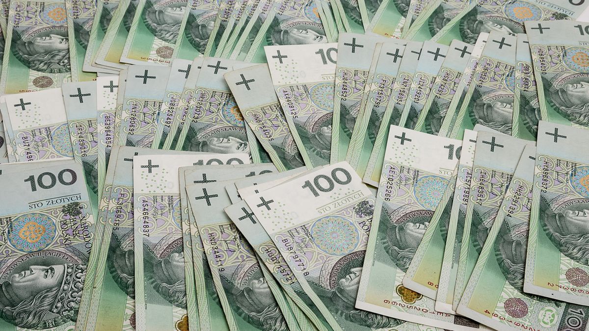 pieniądze, waluty, 100 złotych, 100 zł, banknoty, polski złoty, pln