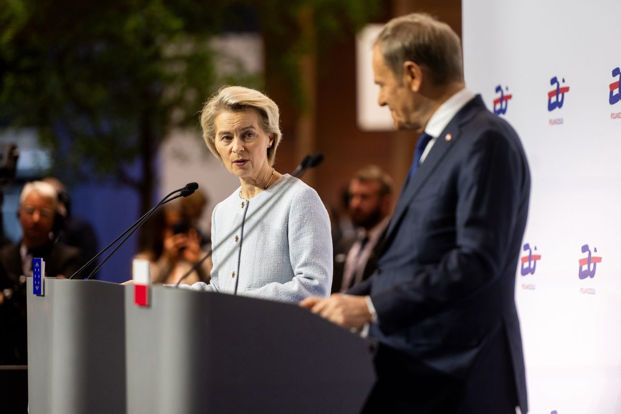 Ursula von der Leyen i Donadl Tusk