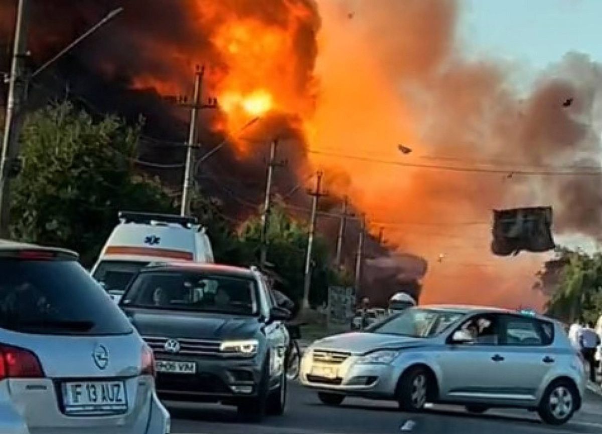 Wybuch na stacji gazu LPG w Rumunii