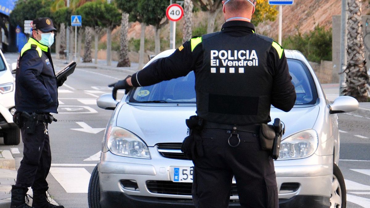 Policyjna kontrola w Hiszpanii