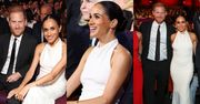 Meghan i Harry na gali w Los Angeles. Książę złożył hołd więzi z Dianą, a Markle zaskoczyła kreacją: "Przypomina jej SUKNIĘ ŚLUBNĄ" (ZDJĘCIA)