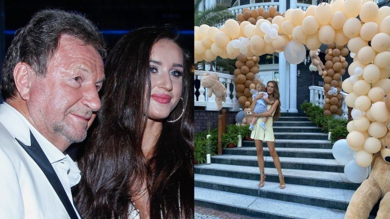 Patrycja Tuchlińska i Józef Wojciechowski świętują pierwsze urodziny synka