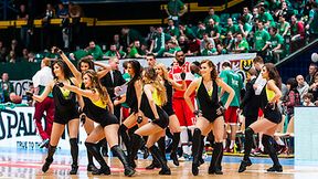 Cheerleaders Wrocław na meczu Śląska z Rosą Radom
