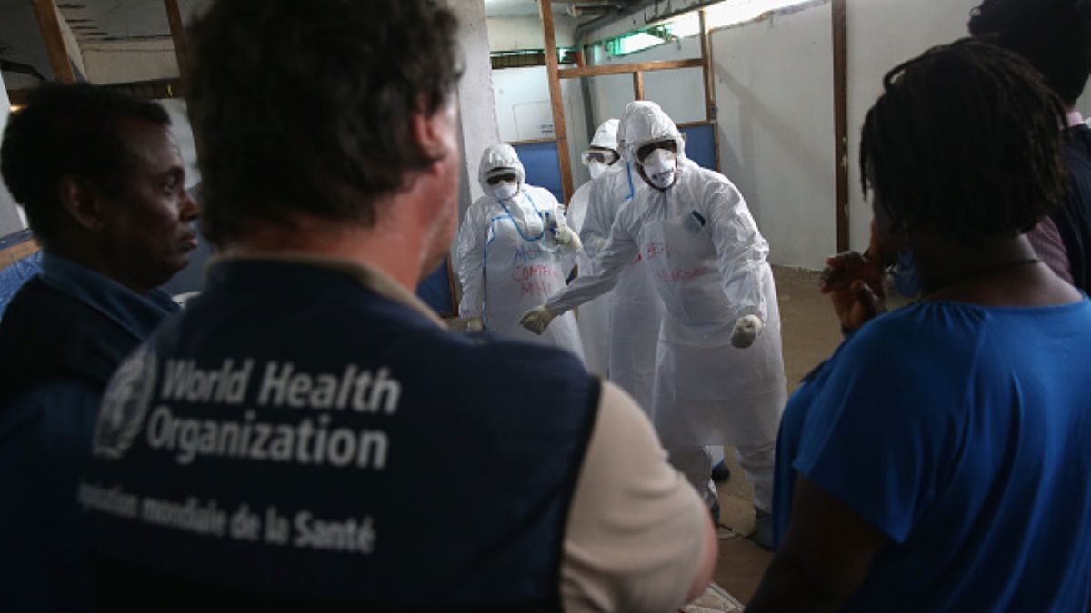 Delegaci Światowej Organizacji Zdrowia w Afryce