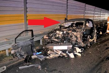 Wypadek na A1. Kierowca miał 1,7 promila. Sąd nie miał wątpliwości