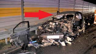 Wypadek na A1. Kierowca miał 1,7 promila. Sąd nie miał wątpliwości