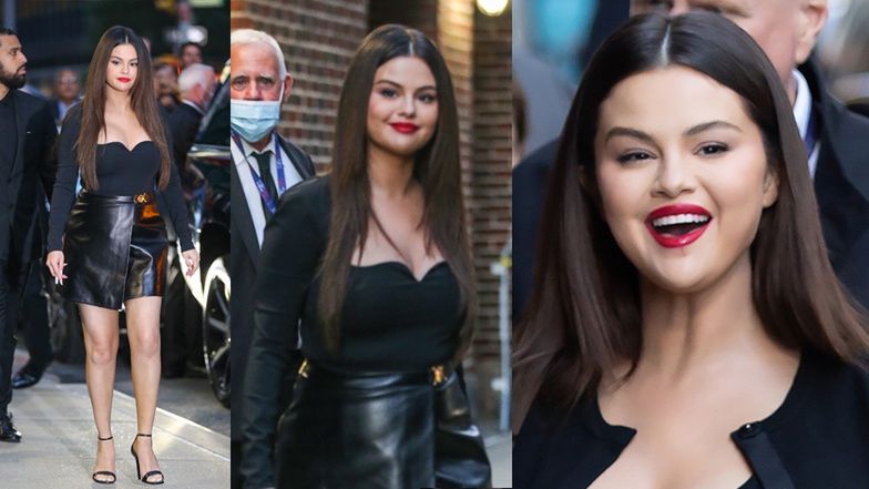 Selena Gomez robi furorę w Nowym Jorku w spódnicy Versace (ZDJĘCIA)