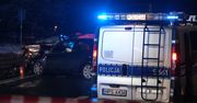 Zderzenie trzech samochodów osobowych  w Grodzisku Wielkopolskim