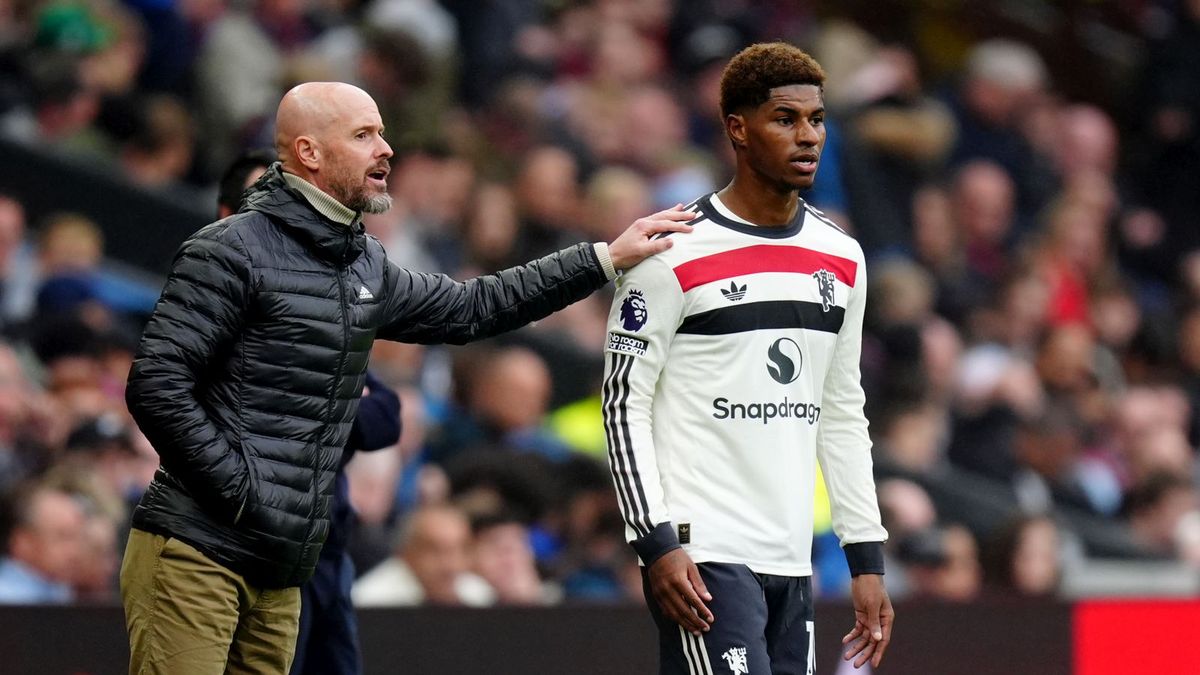 Getty Images / Mike Egerton/PA Images  / Na zdjęciu: Erik ten Hag i Marcus Rashford