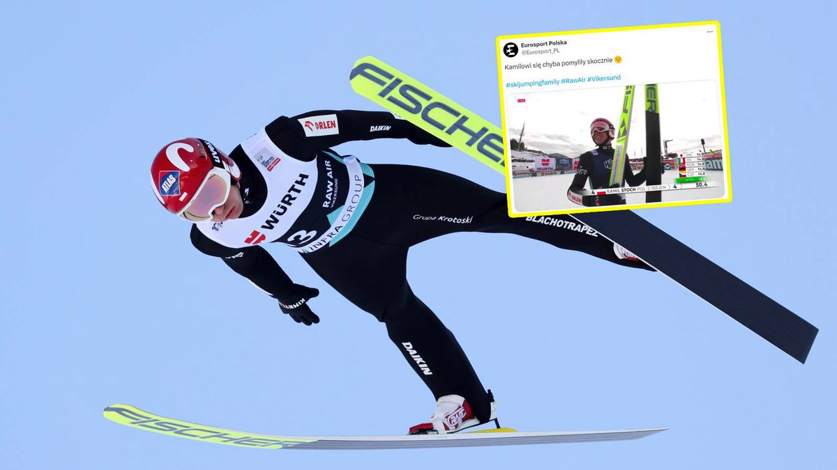 Zdjęcie okładkowe artykułu: PAP/EPA / Geir Olsen oraz Twitter/Eurosport / Na zdjęciu: Kamil Stoch i jego skok