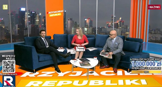 TV Republika ma już milion na ścianę wideo. Szybka zbiórka od widzów