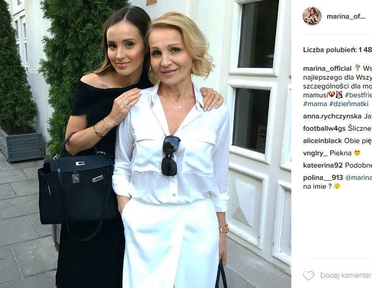 Marina Łuczenko z mamą