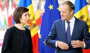 Obecna prezydentka Mołdawii wychodzi na prowadzenie. Tusk komentuje