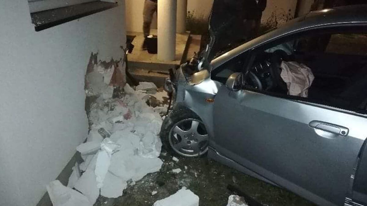 rozbita Honda jazz Łuków