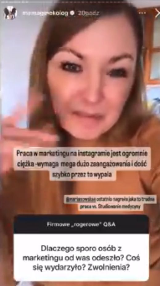 Mama Ginekolog o pracy influencera