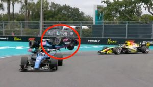 Ależ sceny w F1. Dachowanie bolidu w GP Miami